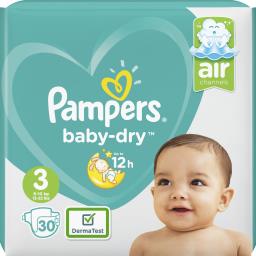 Couches Baby Dry Taille 3 Pampers Intermarche