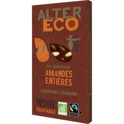 Alter Eco Alter Eco Chocolat noir aux amandes entières Bio & équitable la tablette de 200g