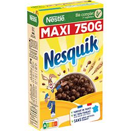 Nestlé Nestlé Nesquik Céréales petit déjeuner au chocolat la boite de 750g