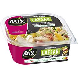Mix Mix Salade & penne Caesar poulet rôti & œuf la barquette de 250 g