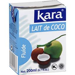 Kara Kara Lait de coco fluide la brique de 200 ml