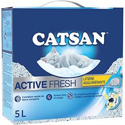 Catsan Catsan Active Fresh - Litière agglomérante la boîte de 5l