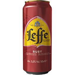 Leffe Leffe Ruby - Bière belge fruits rouges et bois de rose la canette de 50 cl