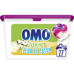 Omo Omo Lessive capsules 3en1 jasmin & fleur de coton la boîte de 27 dosettes - 27 lavages