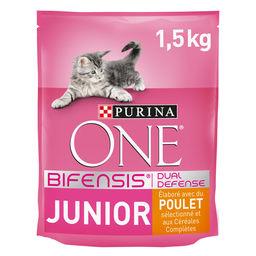 Purina One Purina One - Croquettes Bifensis poulet pour chats Junior 1-12 mois le sac de 1,5 kg