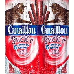 Stick S Batonnets Tendres Volaille Et Agneau Pour Chats Canaillou Intermarche