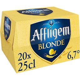Affligem Affligem Bière blonde d'Abbaye les 20 bouteilles de 25cl