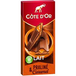 Côte d'Or Côte d'Or Chocolat au lait praliné & caramel la tablette de 200 g