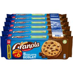 LU LU Granola - Maxi cookie gros éclats de chocolat Le lot de 6 boîte de 276g - 1656g