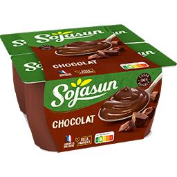 Sojasun Sojasun Dessert végétal au chocolat les 4 pots de 100 g