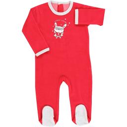 Dors Bien Velours Garcon 18 Mois Rouge Pommette Intermarche