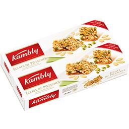 Kambly Kambly Biscuits aux pistaches et amandes caramélisées le lot de 2 paquets de 80g - 160g