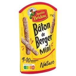 Justin Bridou Justin Bridou Le Bâton de Berger - Mini saucisson sec nature le sachet de 9-10 bâtonnets - 100 g