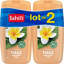 Tahiti Tahiti Gel douche Tiaré Sensuelle le lot de 2 flacons de 250ml