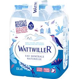 Wattwiller Wattwiller Eau minérale naturelle les 6 bouteilles de 1,5 l