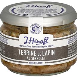 Henaff Hénaff Terrine de lapin au serpolet le bocal de 180 g