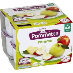 Compote Pomme Des 4 6 Mois Pommette Intermarche
