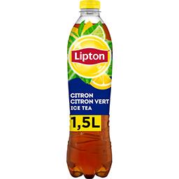 Lipton Lipton Ice Tea - Boisson au thé saveur citron citron vert la bouteille de 1,5 l
