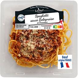 Lechef Lechef Spaghetti sauce bolognaise et parmesan La arquette de 300g