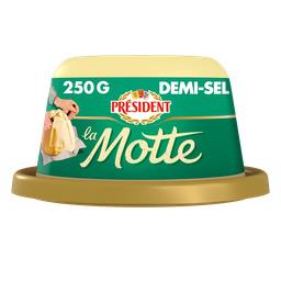 Président Président Beurre La Motte demi-sel la motte de 250 g