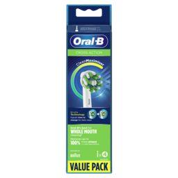 Gillette Oral B Recharge pour brosse à dent électrique Le pack de 4