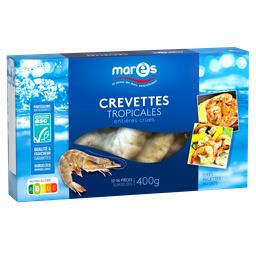 Marès Marès Crevettes Tropicales entières crues la boîte de 400g