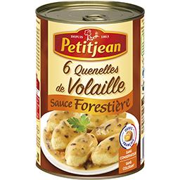 Petitjean Petitjean Quenelles de volaille sauce Forestière la boite de 6 - 400 g