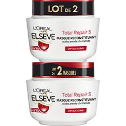 L'Oréal L'Oréal Masque capillaire Elseve total repair 5 les 2 pots de 310ml - 620ml