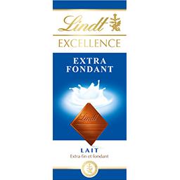Lindt Lindt Excellence - Chocolat Extra Fin et fondant lait la tablette de 100 g