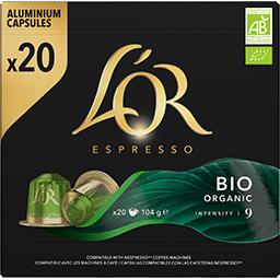 Maison du Café L'Or Espresso Capsules de café BIO la boite de 20 capsules - 104 g