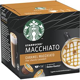 Starbucks Starbucks Café Capsules DOLCE GUSTO Caramel Macchiato la boîte de 12 capsules - 128g