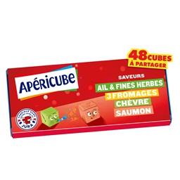 Apéricube Apéricube Fromage fondu apéritif tonic la boite de 48 cubes - 250 g