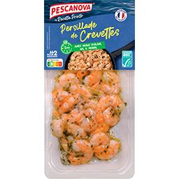 Pescanova Pescanova Crevettes décortiquées cuisinées ail et persil la barquette de 200 g