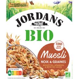 Jordans Jordans Céréales muesli Bio noix et graines le paquet de 450g