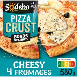 Sodeb'O Sodebo Pizza Crust - Pizza recette Cheesy 4 fromages la boite de 580 g