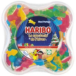 Haribo Le spectacle de l'hiver - Assortiment de bonbons Noël la boîte de 600g