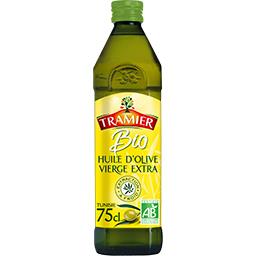 Tramier Tramier Huile d'olive vierge extra Bio de Tunisie goût léger et fruité la bouteille de 75cl