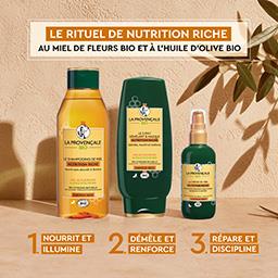 La Provençale Bio Shampooing nutrition riche miel et huile d'olive Bio le flacon de 250ml
