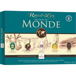 Abtey Royal des Lys Assortiment de chocolats Alcools du Monde la boite de 250 g