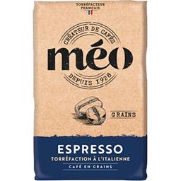 Méo Méo Café en grains Espresso le paquet de 1 kg