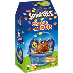 Smarties Smarties Assortiment de chocolat au lait Chasse aux œufs la boite de 122 g