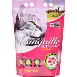 Litiere Pour Chats Delicats Cristaux Fins Litiere Tranquille Intermarche