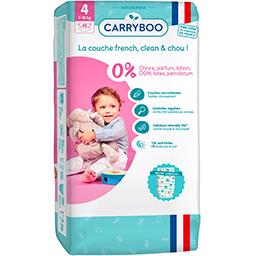 Carryboo Carryboo Couches Naturopera motif 'hiboux' T4 : 7-18 kg le paquet de 48
