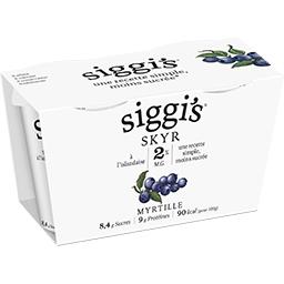 Siggi's Siggi's Skyr 2% Myrtille les 2 pots de 140g - 280g