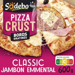 Sodeb'O Sodebo Pizza Crust - Pizza recette Classic jambon emmental la boite de 600 g