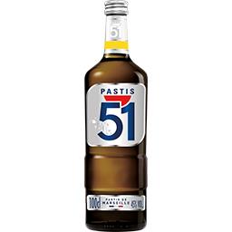 Pastis 51 Pastis 51 Pastis de Marseille la bouteille de 100cl