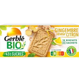 Gerblé Gerblé Bio Sablé gingembre saveur citron le paquet de 130g