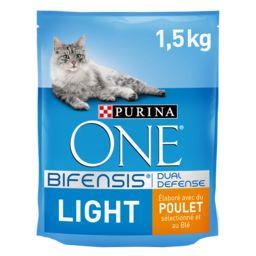 Purina One Purina One Croquettes Bifensis Light poulet pour chats le sac de 1,5 kg