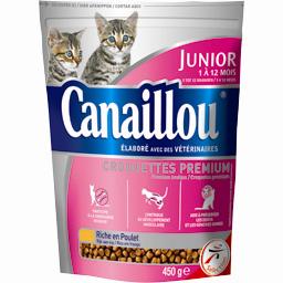 Croquettes Junior Au Poulet De 1 A 12 Mois Pour Chatons Canaillou Intermarche