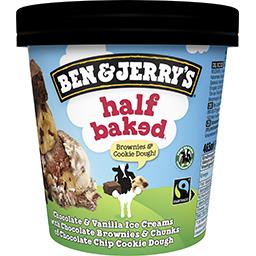 Ben & Jerry's Ben & Jerry's Crème glacée half baked le pot de 465ml
